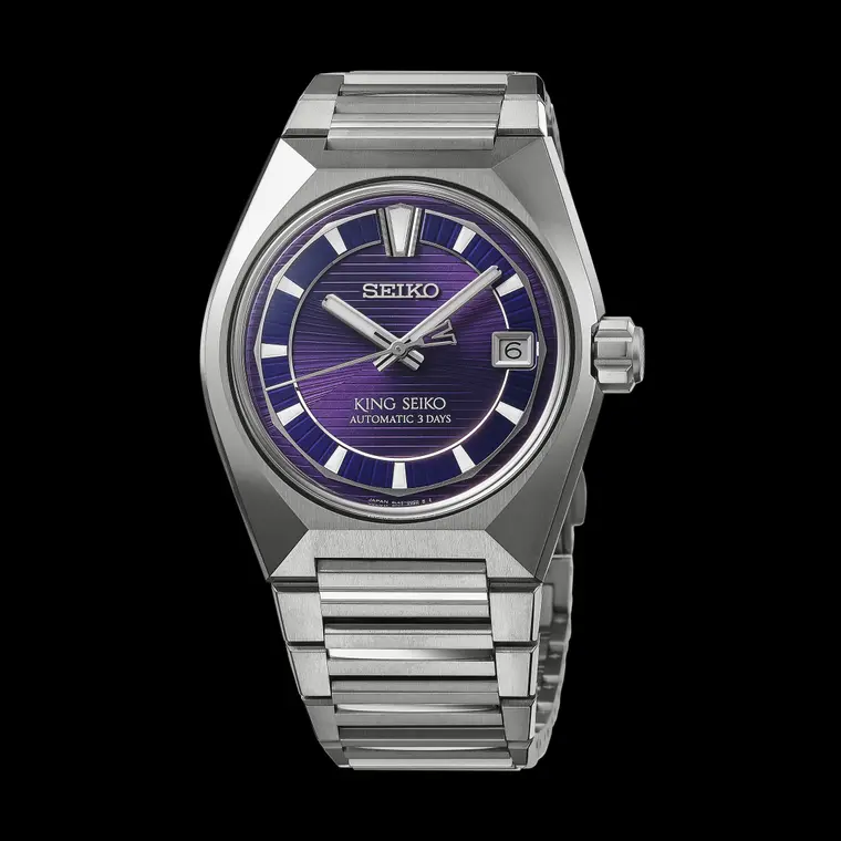 King Seiko VANAC en titanio, nominado en Challenge. Foto © GPHG