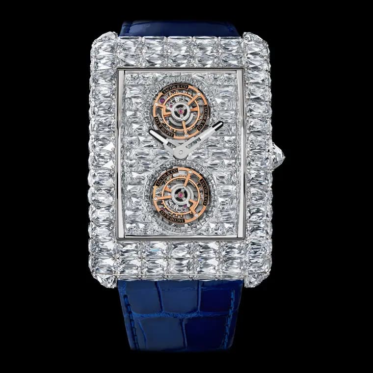 JACOB & CO Billionaire Double Tourbillon Angel-Cut Diamonds