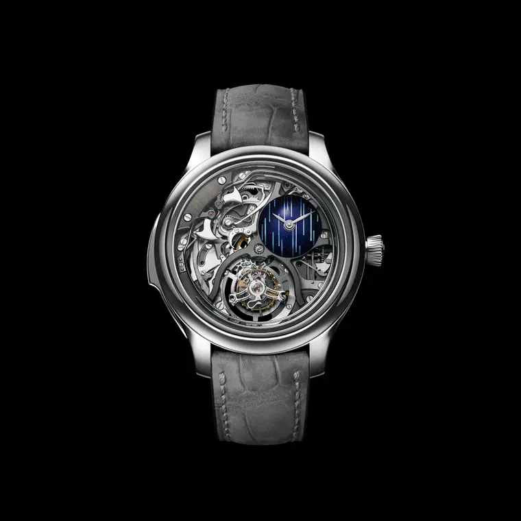 H. MOSER & CIE Endeavour Minute Repeater Cylindrical Tourbillon Skeleton Cosmic Rain